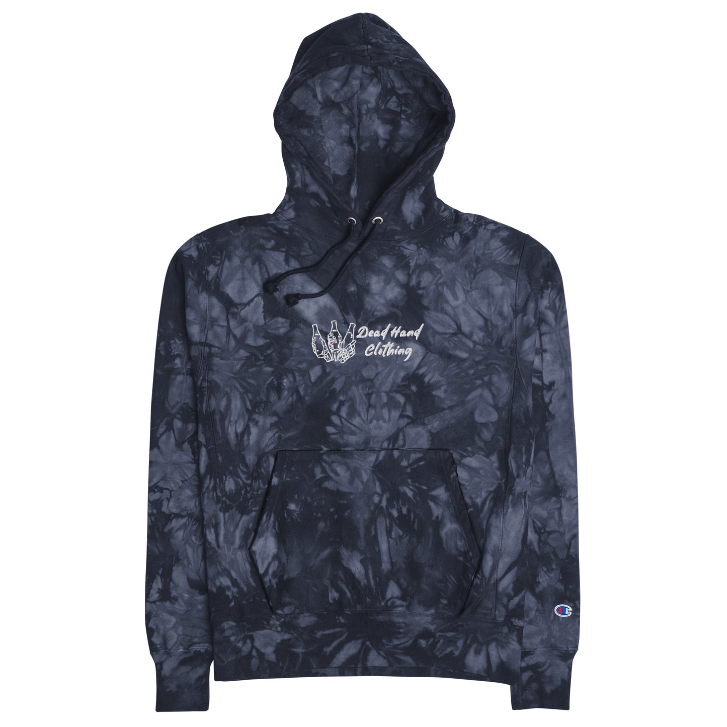 Dead hand tie-dye hoodie